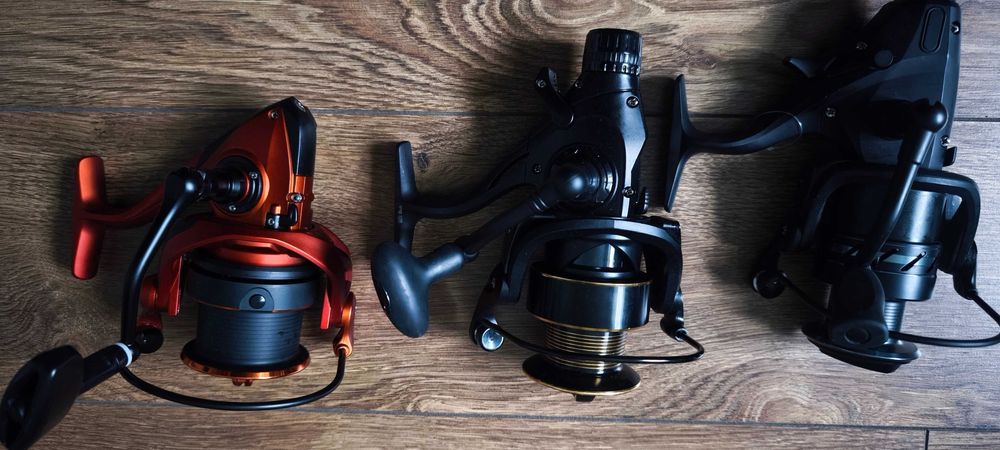 Zestaw 3 wędki z kołowrotkami ,nowe Karpiowa,Feeder,Method Feeder