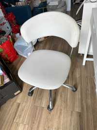 Krzesło biurowe SNEDSTED JYSK, białe