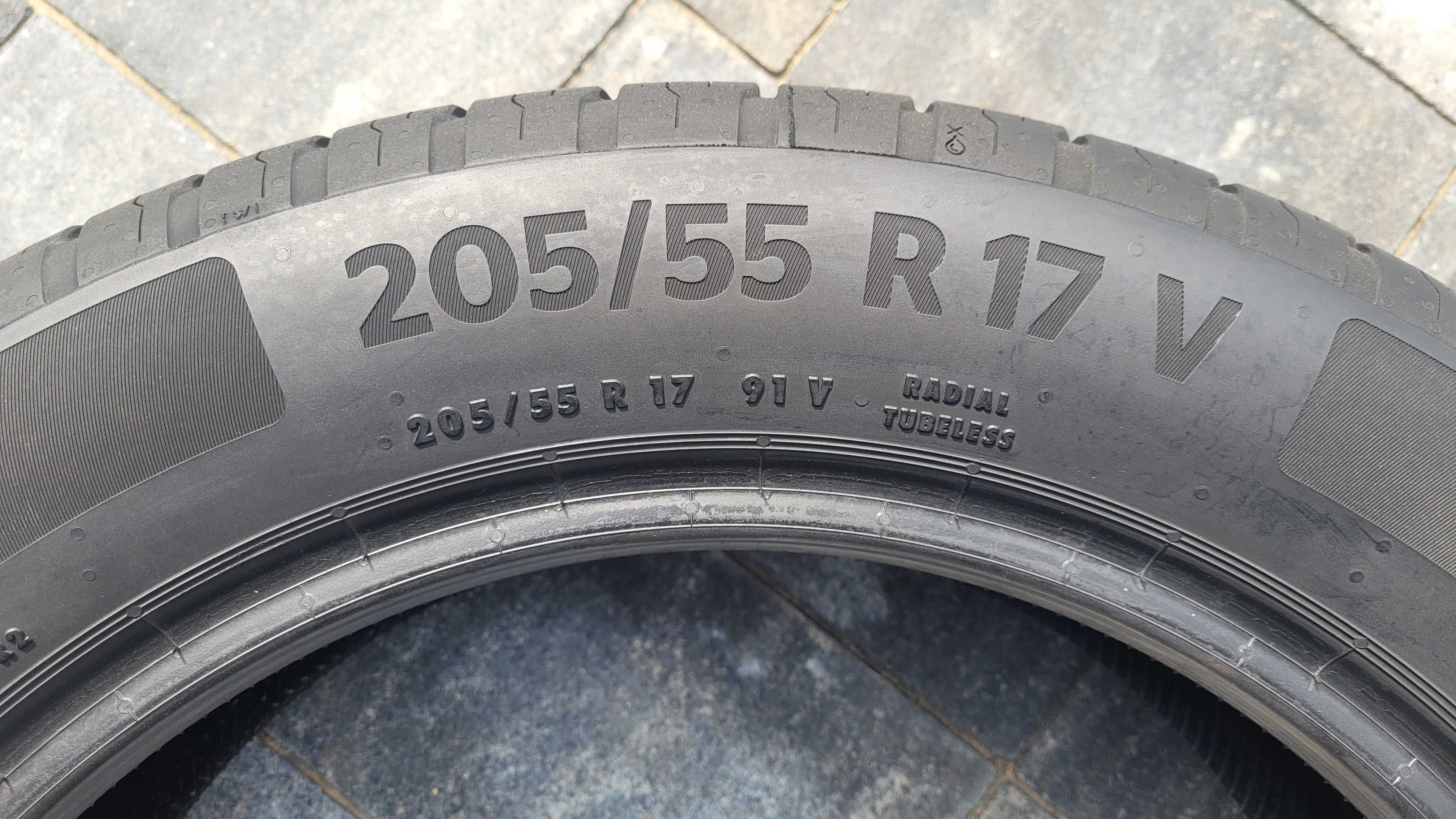 4szt. CONTINENTAL ECOCONTACT 6 205/55 R17 2020r.