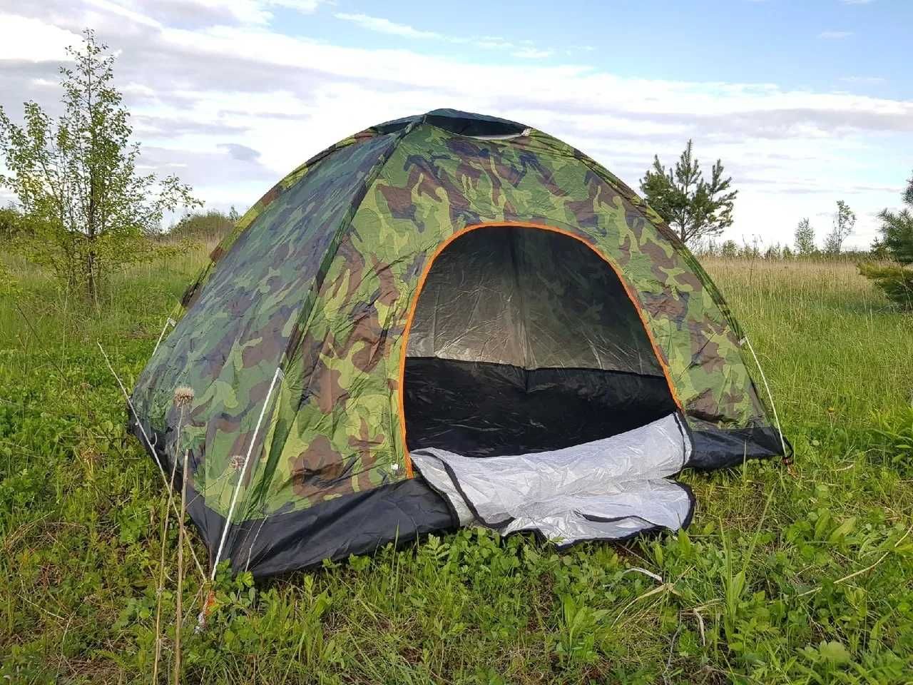 Палатка туристическая Камуфляж 3х- местная ⟹Шалаш ⟹ Намет  200х150х110