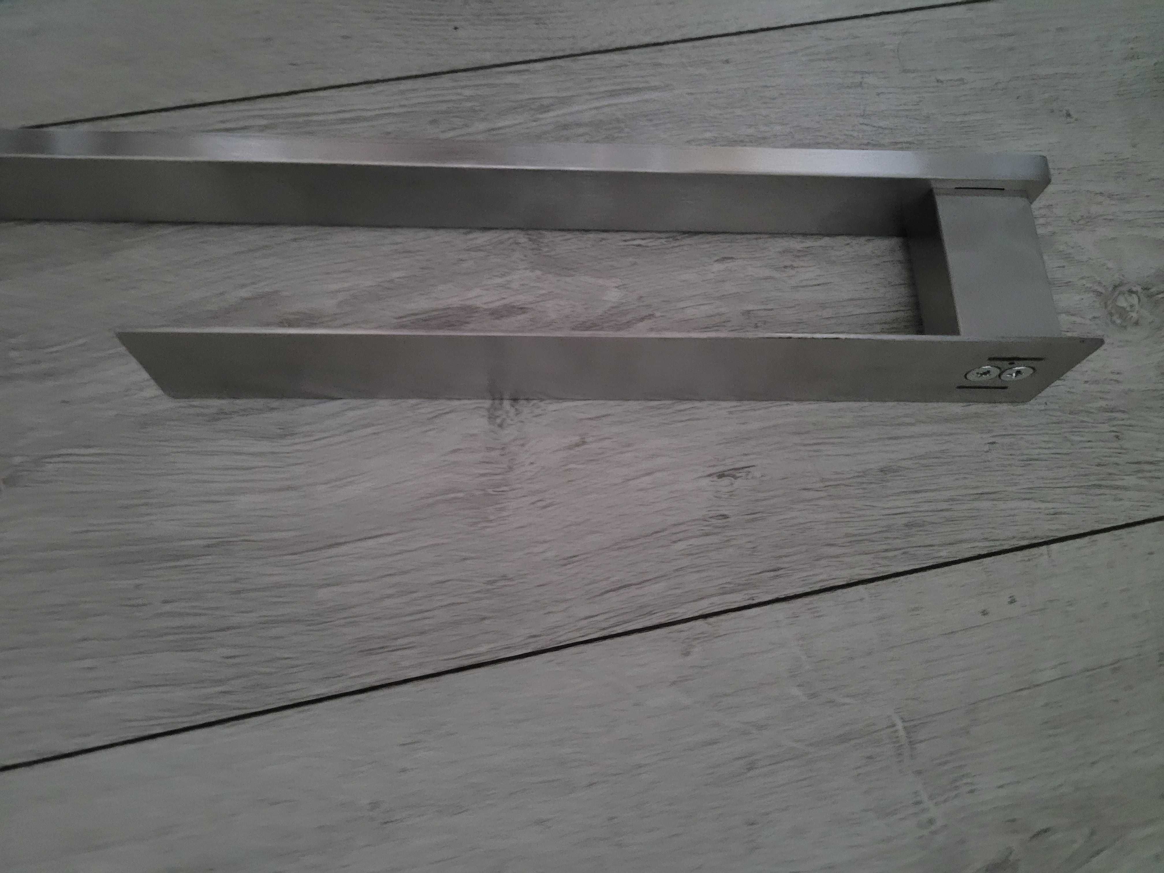 Uchwyt na ręcznik stal szczotkowana 40 cm