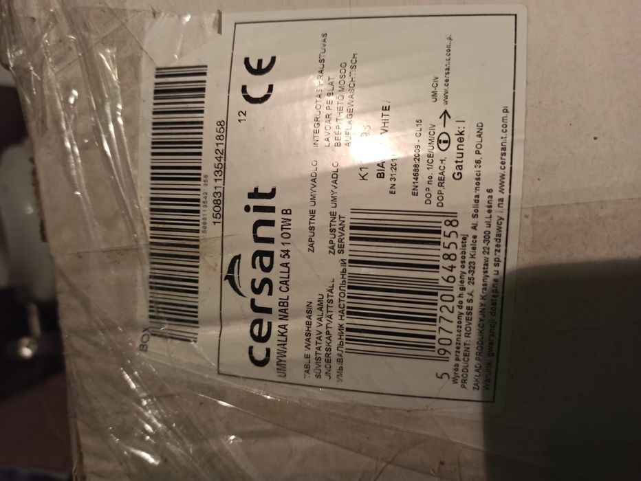 Nowa umywalka Cersanit calla 54