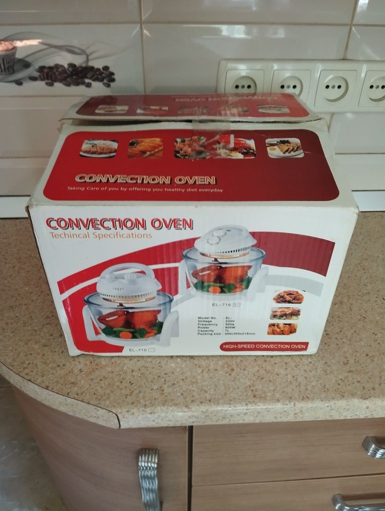 Аэрогриль - Convection Oven EL-716 Technical Specifications 800 W