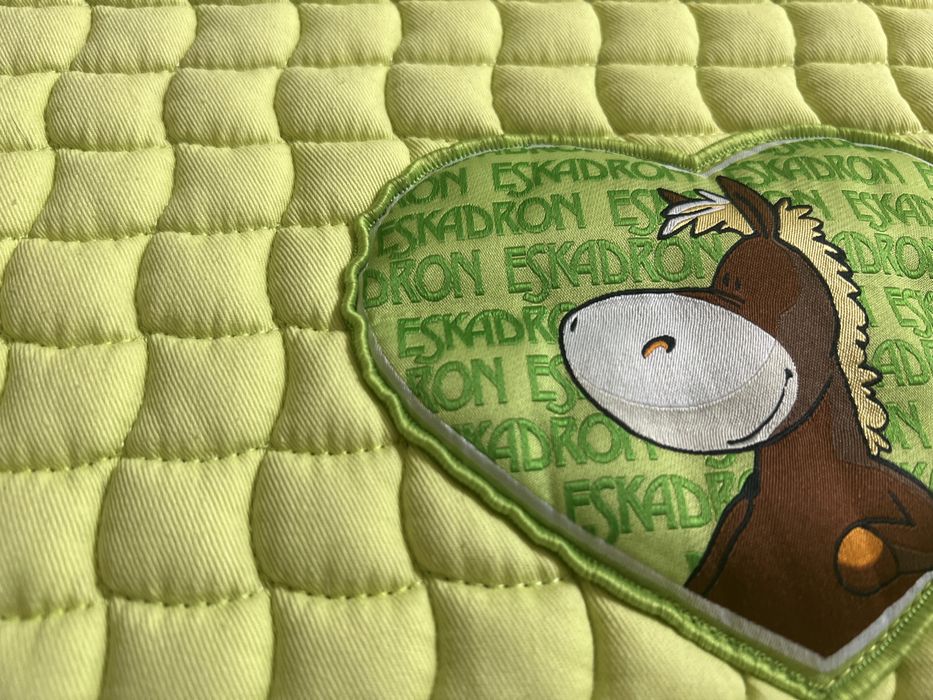 Komplet Nici Hearts Green Czaprak DL + owijki