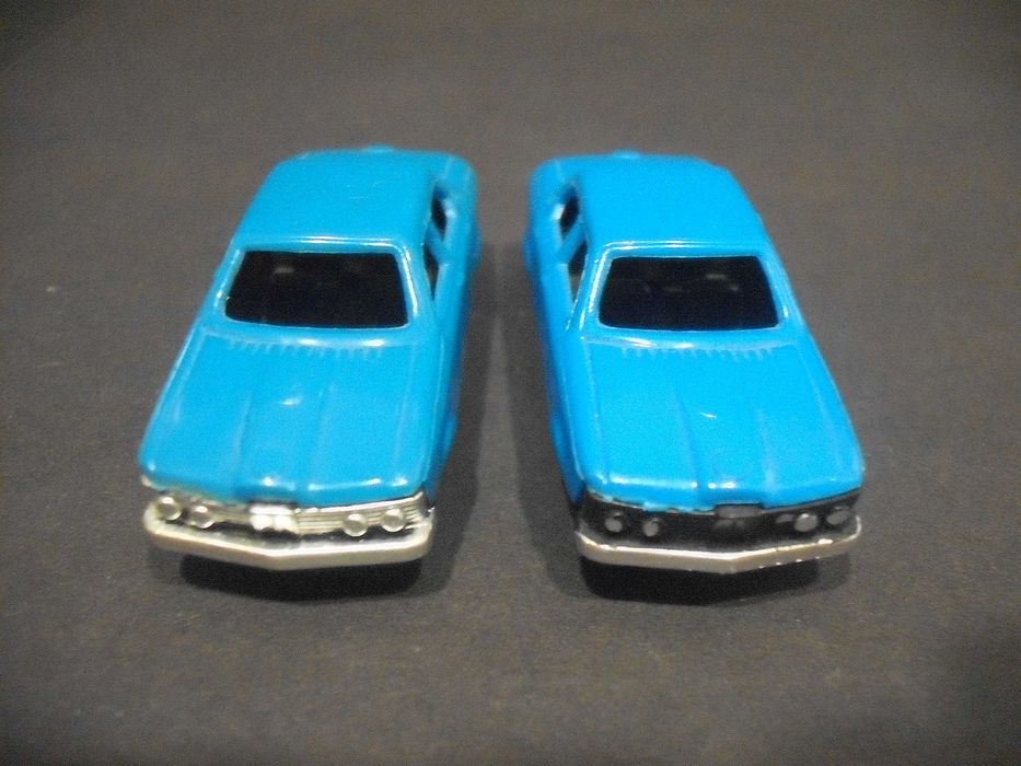 2 x BMW escala HO em plástico