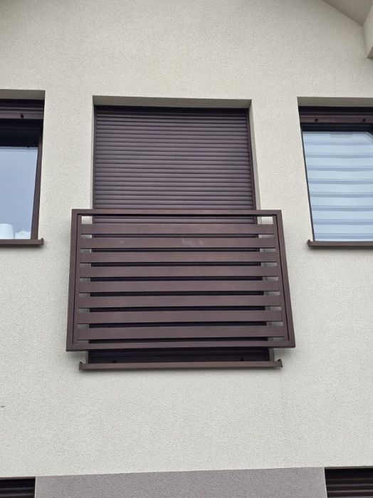 Drzwi balkonowe z roletą