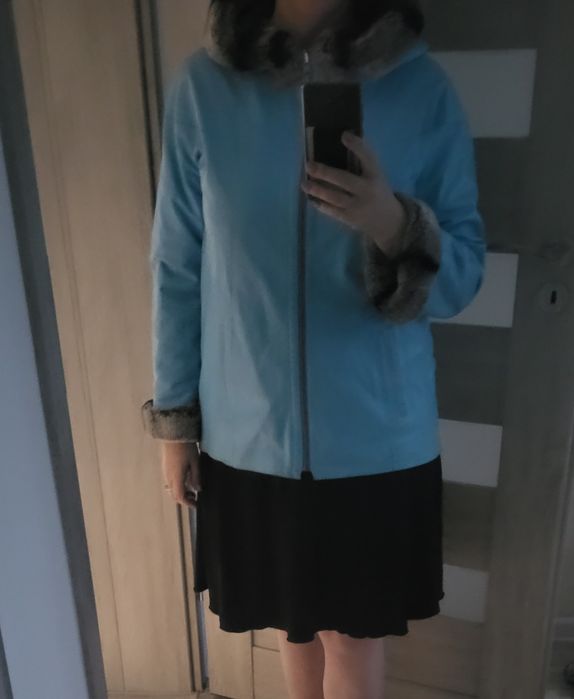 Sprzedam kurtkę skórzaną unikatowy wzór i kolor