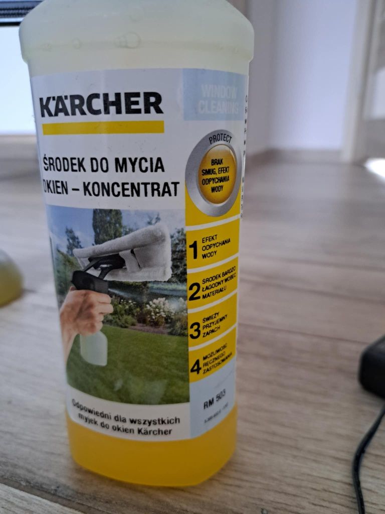 Myjka do okien Karcher, cały kpl, dwie baterie