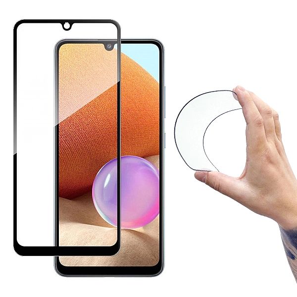 Wozinsky Full Cover Flexi Nano folia szklana szkło hartowane z ramką S