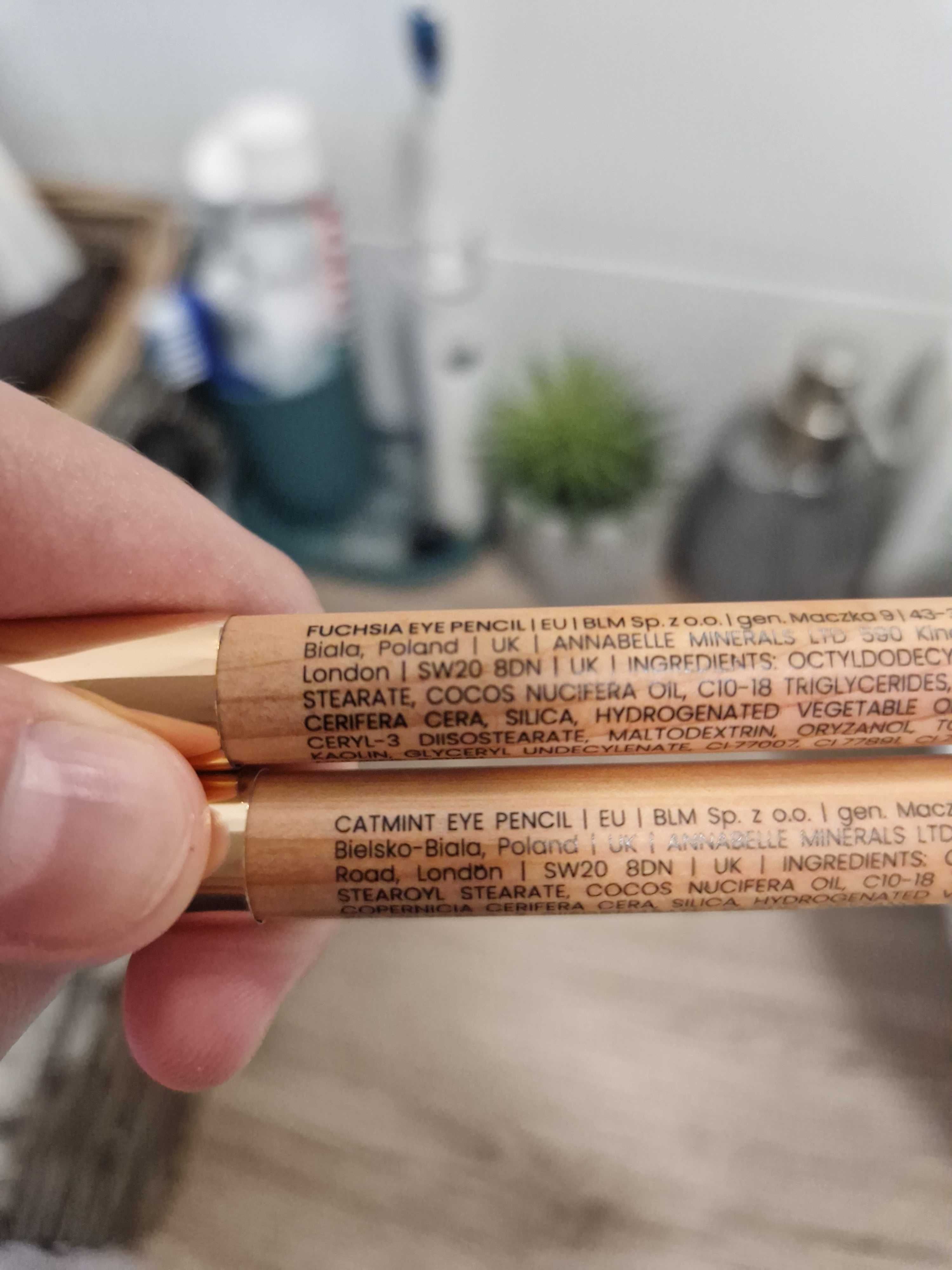2 fioletowe kredki annabelle minerals