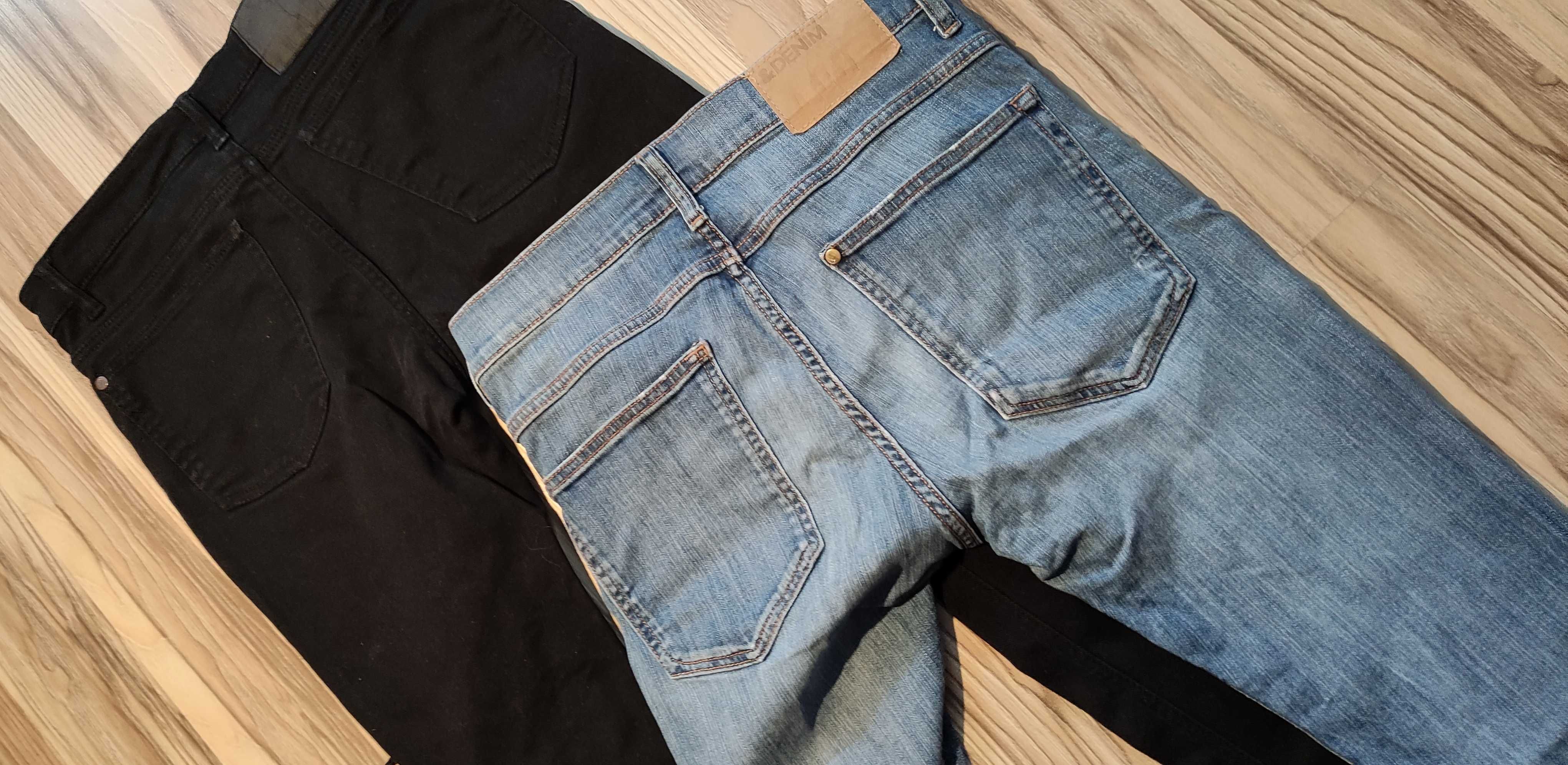 2 pary jeansów, h&m 28/32