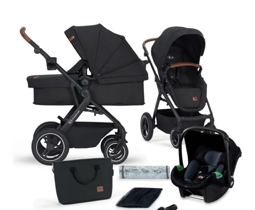 Carrinho Trio Kinderkraft B-tour + acessorios