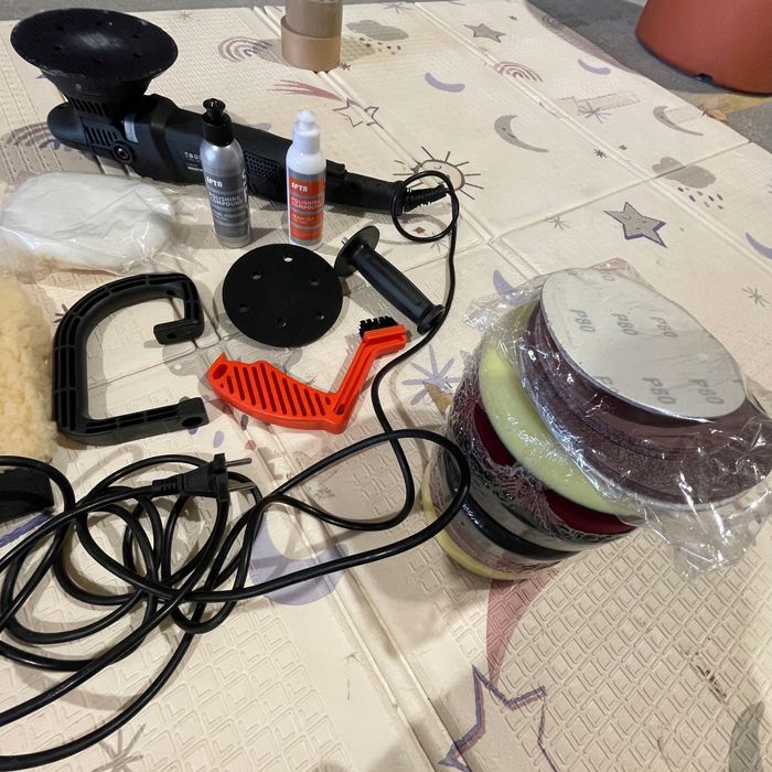 Polerka samochodowa SPTA mimośrodowa 750W 6 poziomów prędkości