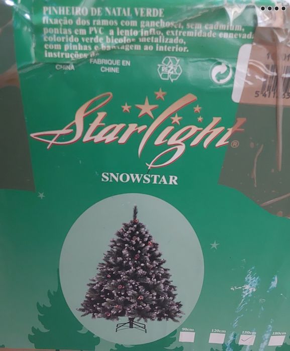 ÁRVORE DE NATAL EM SEGUNDA MÃO,COM DECORAÇÃO.Casa,Sala,Quarto,Cozinha.