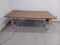 Mesa de jantar c/ pé inox