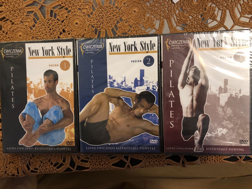 3 płyty CD New York Style Pilates ćwiczenia