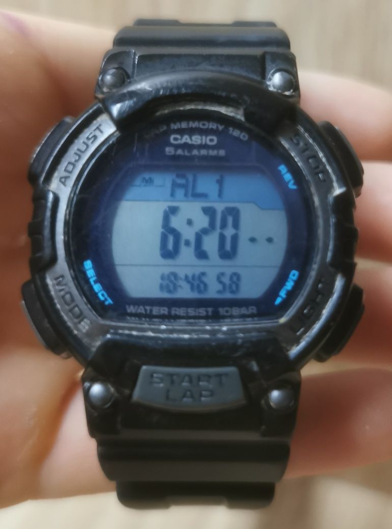 Męski Zegarek casio 5 alarms