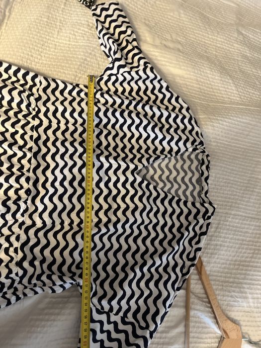 Sukienka bawelniana Carry xl bialo czarna