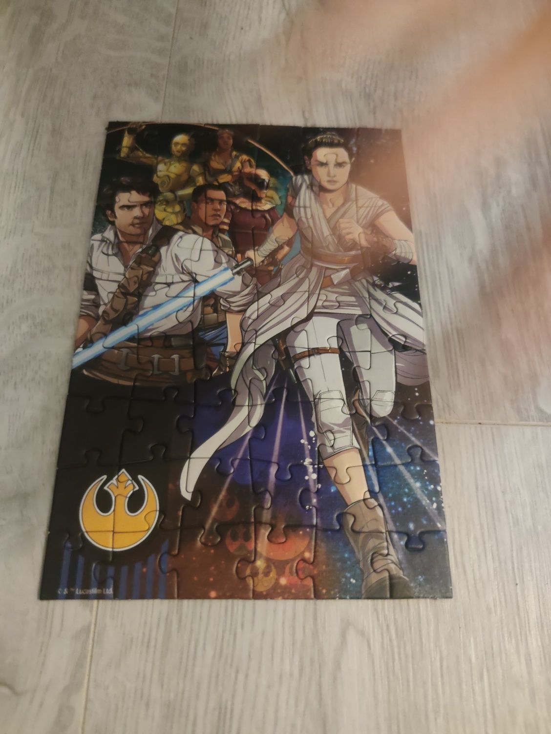 Puzzle 54 szt x 2 + plansze do nauki pisania z flamastrem zmazywalnym