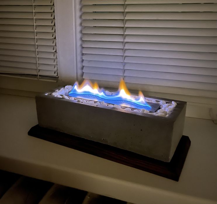 Биокамин с тепловым экраном. Для дома / квартиры
