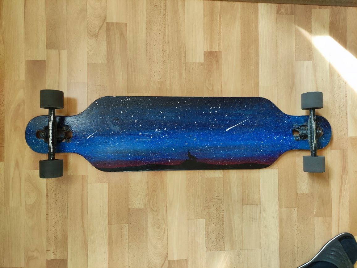Longboard z customem 100cm