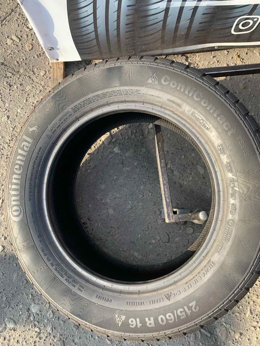 Шини 215/60 R16 пара Continental  2022p  зима 7.8мм