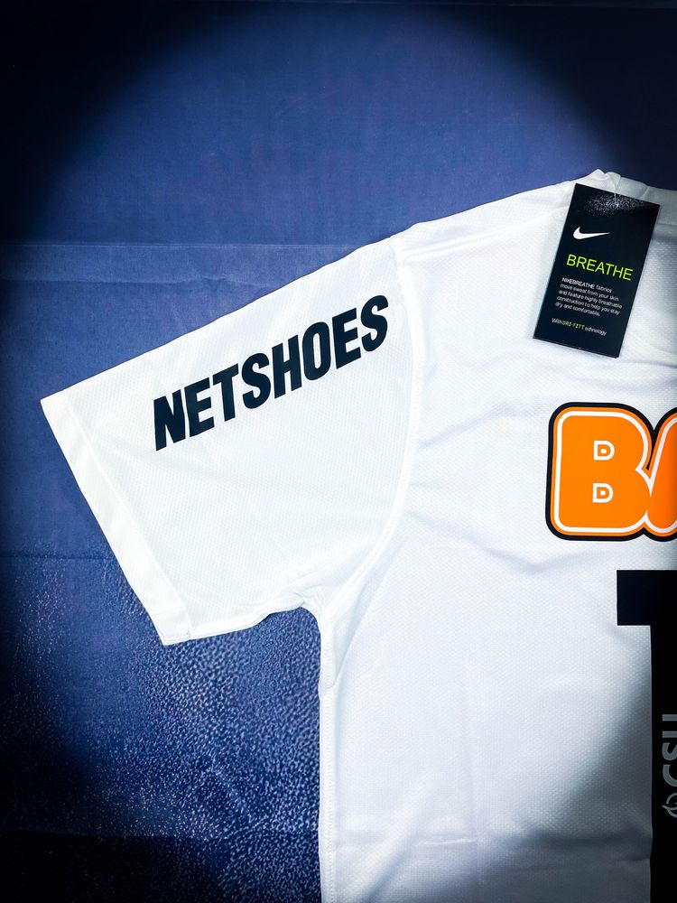 Nowa Biała T-shirt Piłkarska Jersey Neymar Santos «Nike» Y2K / S