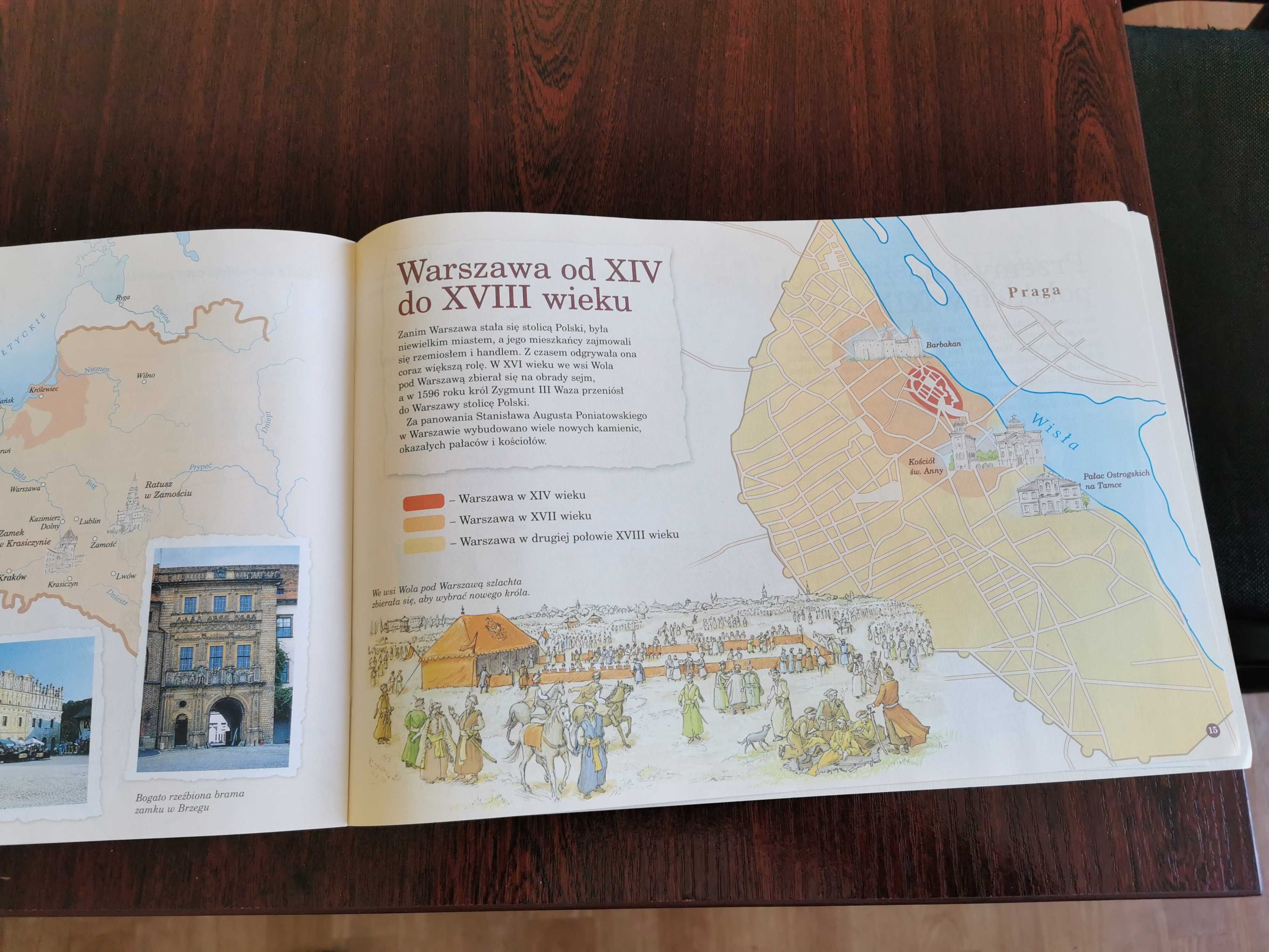 Atlas historyczny i gra planszowa „Podróż przez wieki”