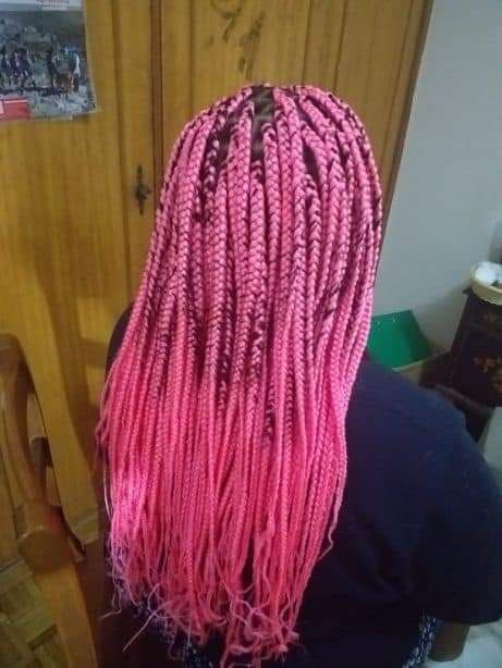 Tranças africana e aplicação e crochet ao domicílio