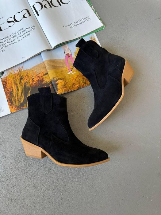 Козаки демі шкіра/замш