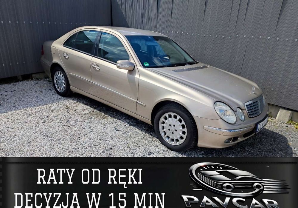 Mercedes-Benz Klasa E 3.2CDi Raty! GrzanaKierownica! Skóry!Klimatronik! Xenon!Zarejestrowany