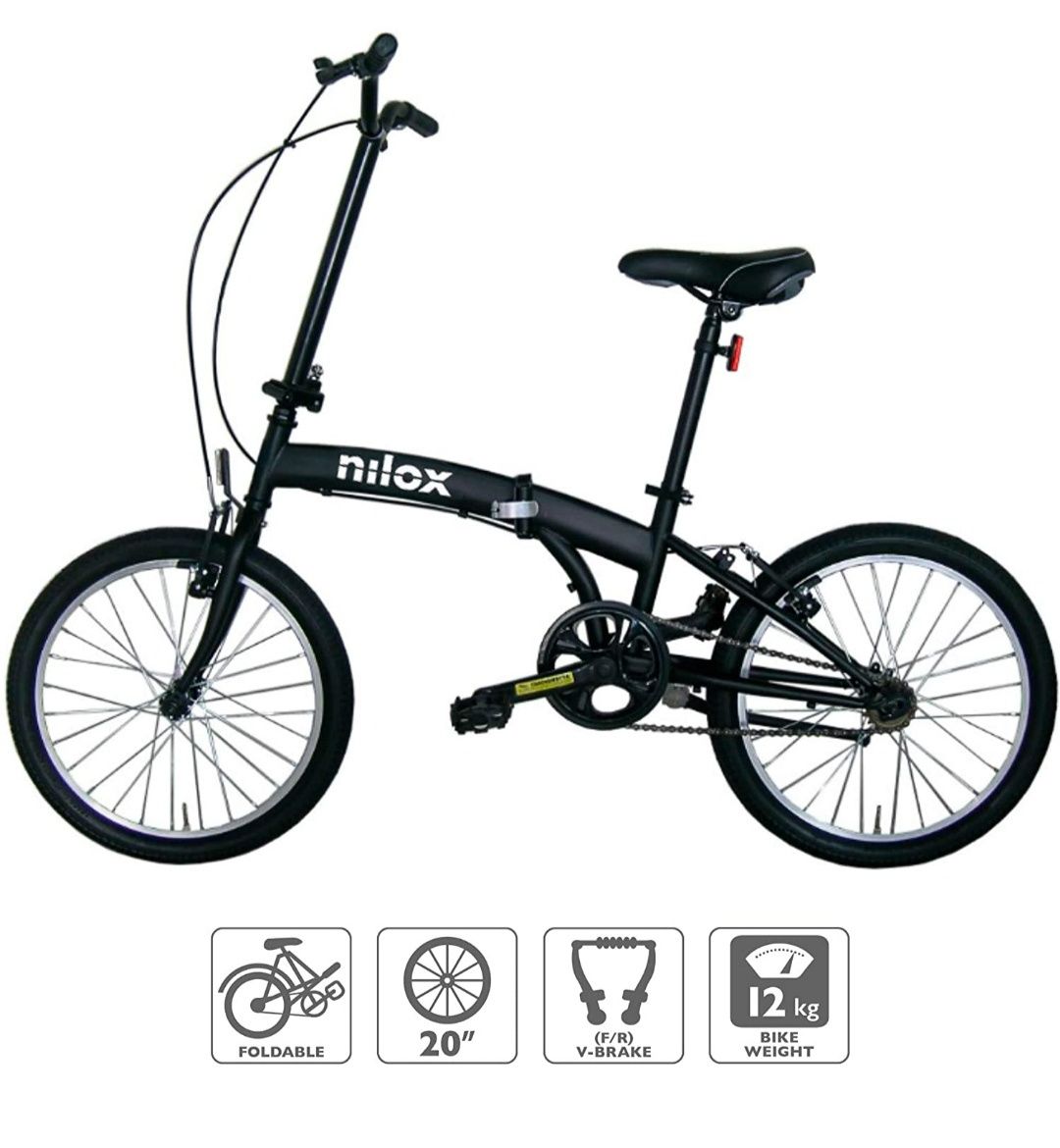 Rower składany Nilox X0 jak nowy