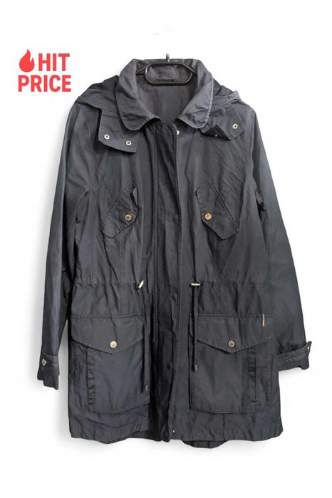 Marks & Spencer kurtka wiatrówka parka granatowa rozm.  40