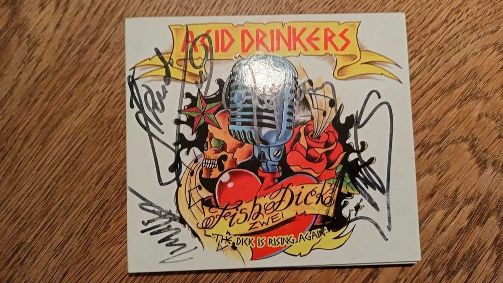 CD z autografami Acid Drinkers – Fishdick Zwei