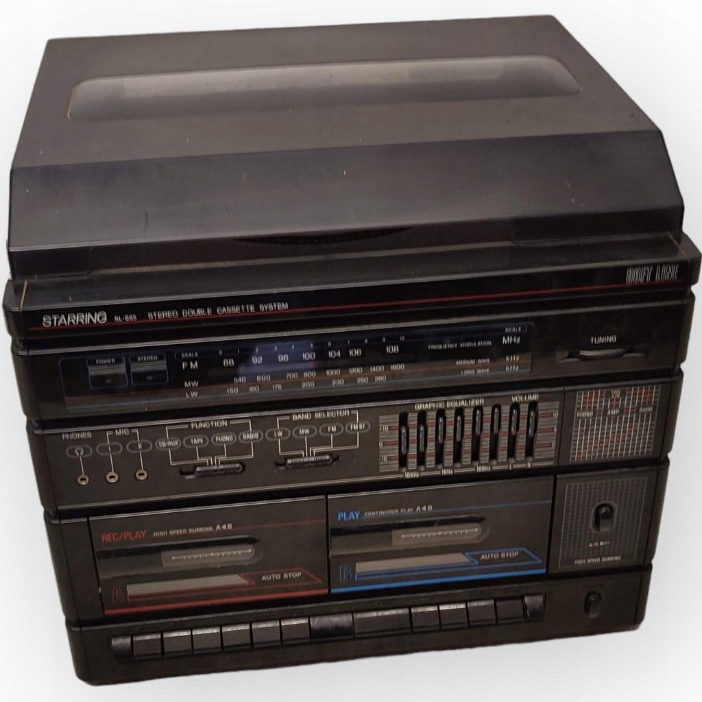 Wieża z gramofonem STARRING SL-695 stereo double casette system
