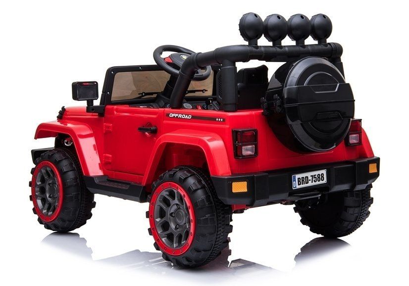 Auto Na Akumulator Jeep Brd-7588 Czerwony 4X4