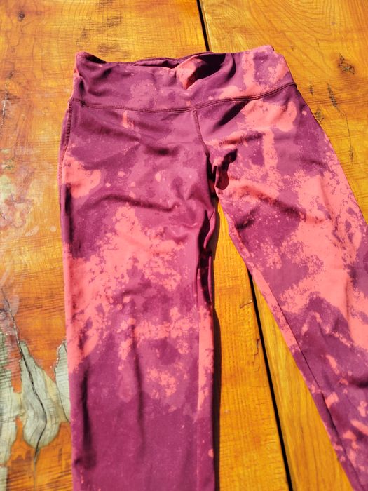 Różowe czerwone leginsy Crivit M 38