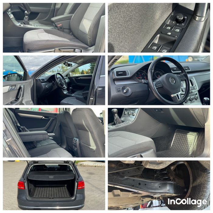 Vw Passat B7 2.0 Tdi 140 ps 2012r Klima / Navi / Czujniki / Import DE