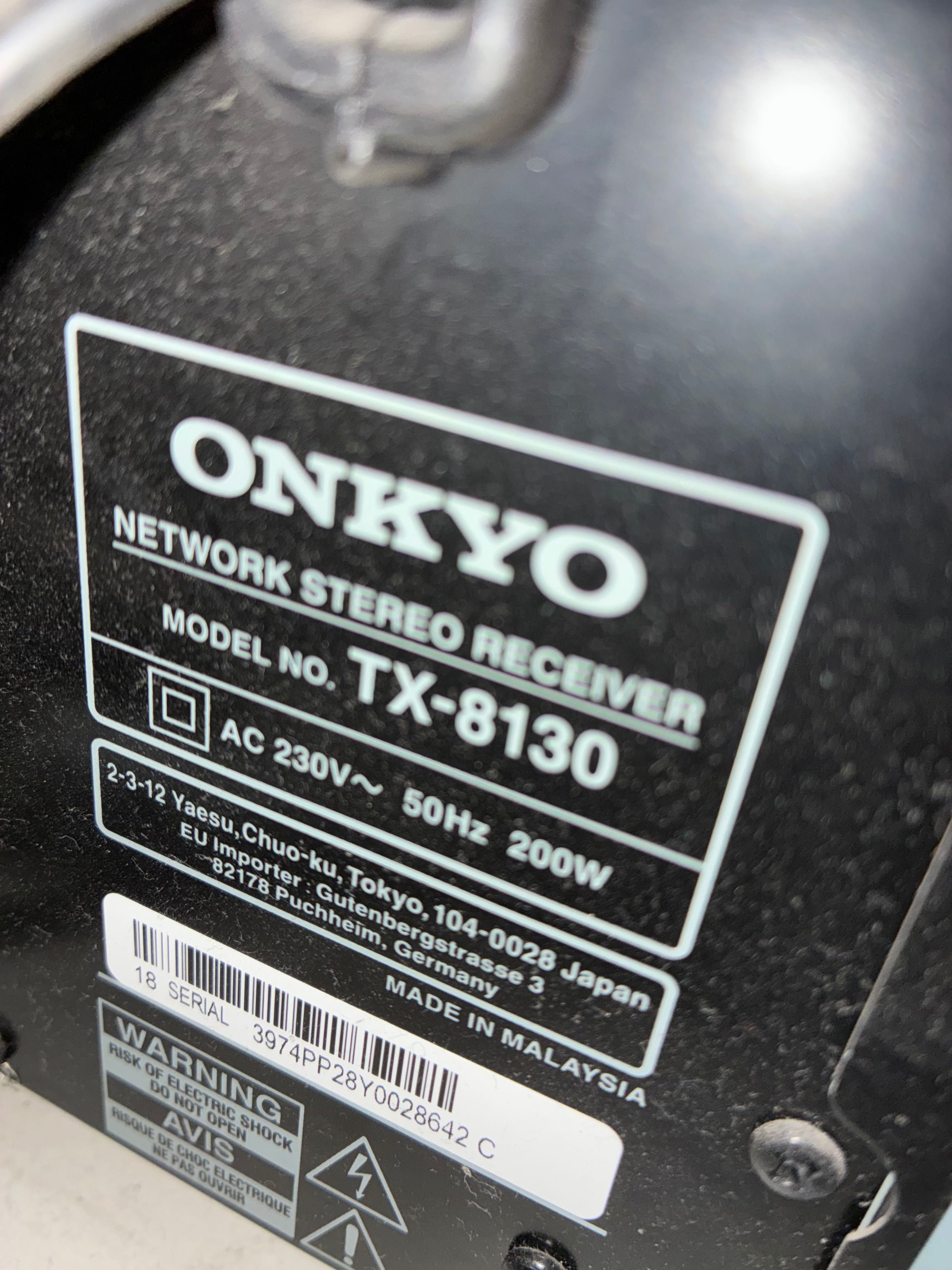 Amplituner sieciowy stereo Onkyo-TX8130, super stan