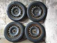 Felgi stalowe VW Skoda Seat Audi R16 5x112 opony 205/55R16