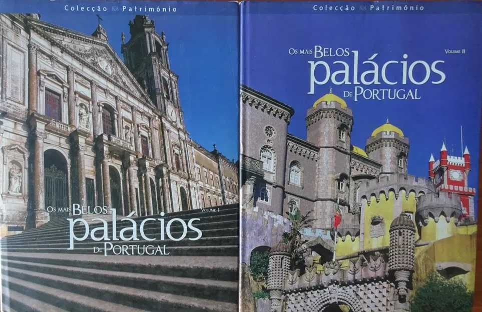 Os Mais Belos Palácios de Portugal (I Volume e II Volume - Completo
