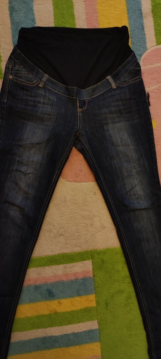 Ciążowe Spodnie jeansowe regulowane roz.42