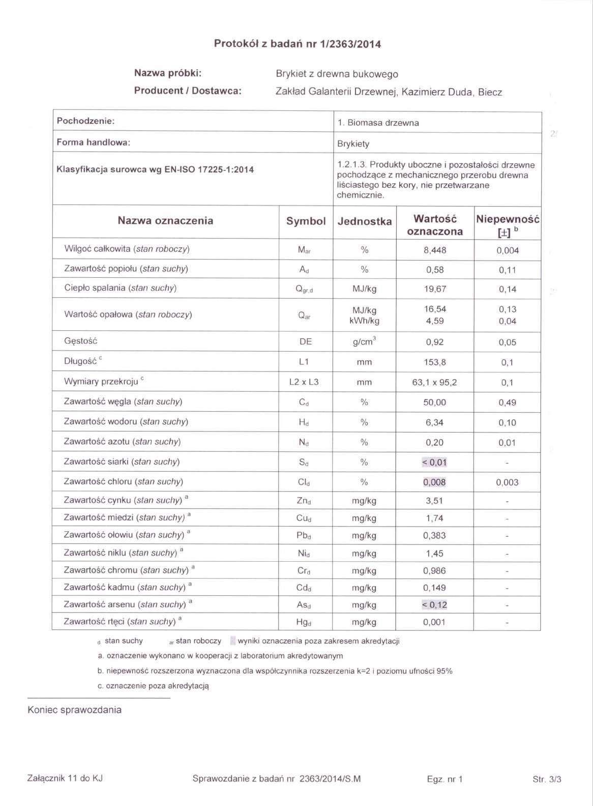 Brykiet 100% Buk RUF, Idealnie suchy, Producent, SMOG-STOP! Transport