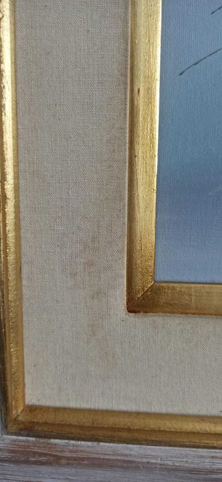 Stary obraz olejny na płótnie – sygnowany