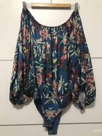 Body bluzka Zara print hiszpanka