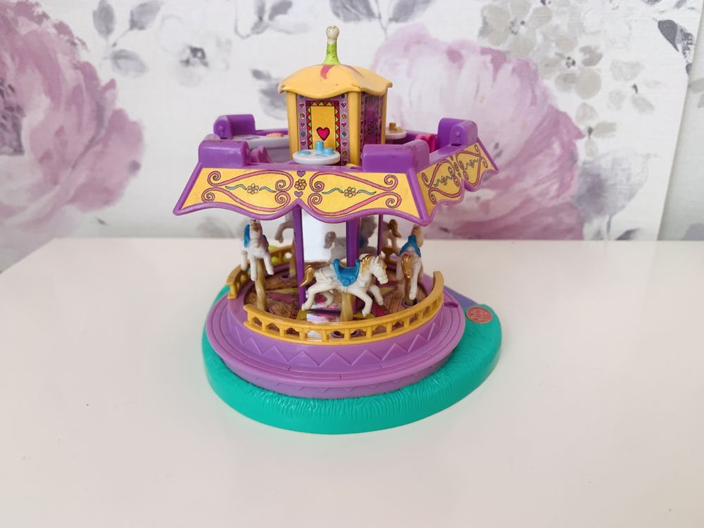 Polly Pocket Bluebird - Spin Pretty Carousel, vintage