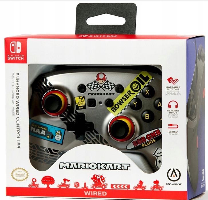 PowerA SWITCH Pad przewodowy Nintendo SWITCH Enhanced Mario Kart