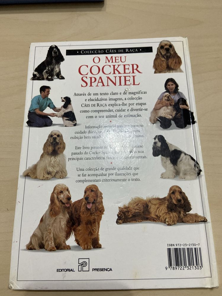 Livro sobre Cocker Spaniel