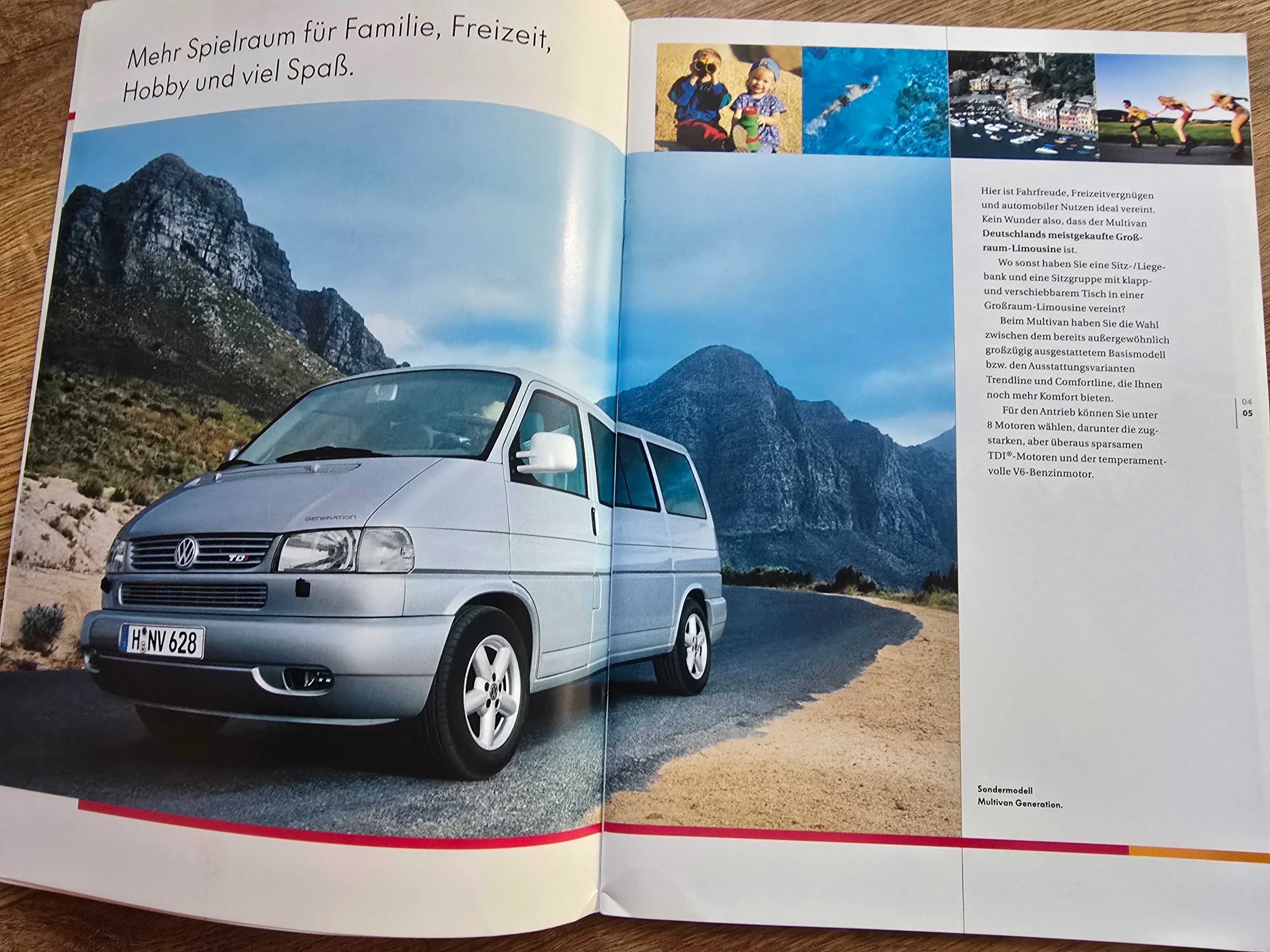 Prospekt VW T4 Multivan
