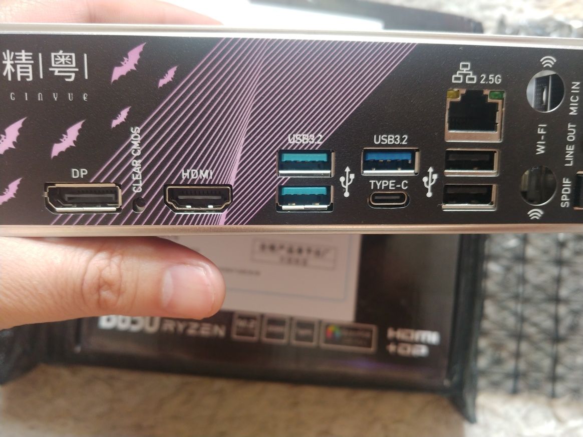Материнська плата ITX JGINYUE B650i Night Devil